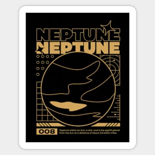 Planet Neptune Sticker